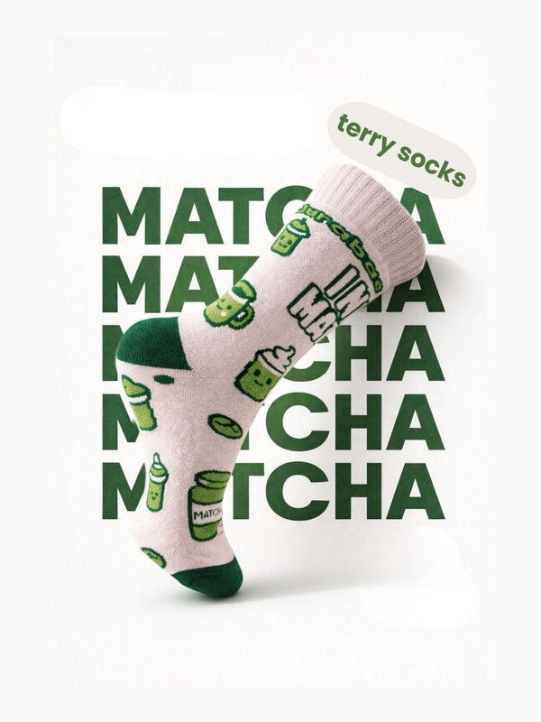 MATCHA TERRY SOCKS